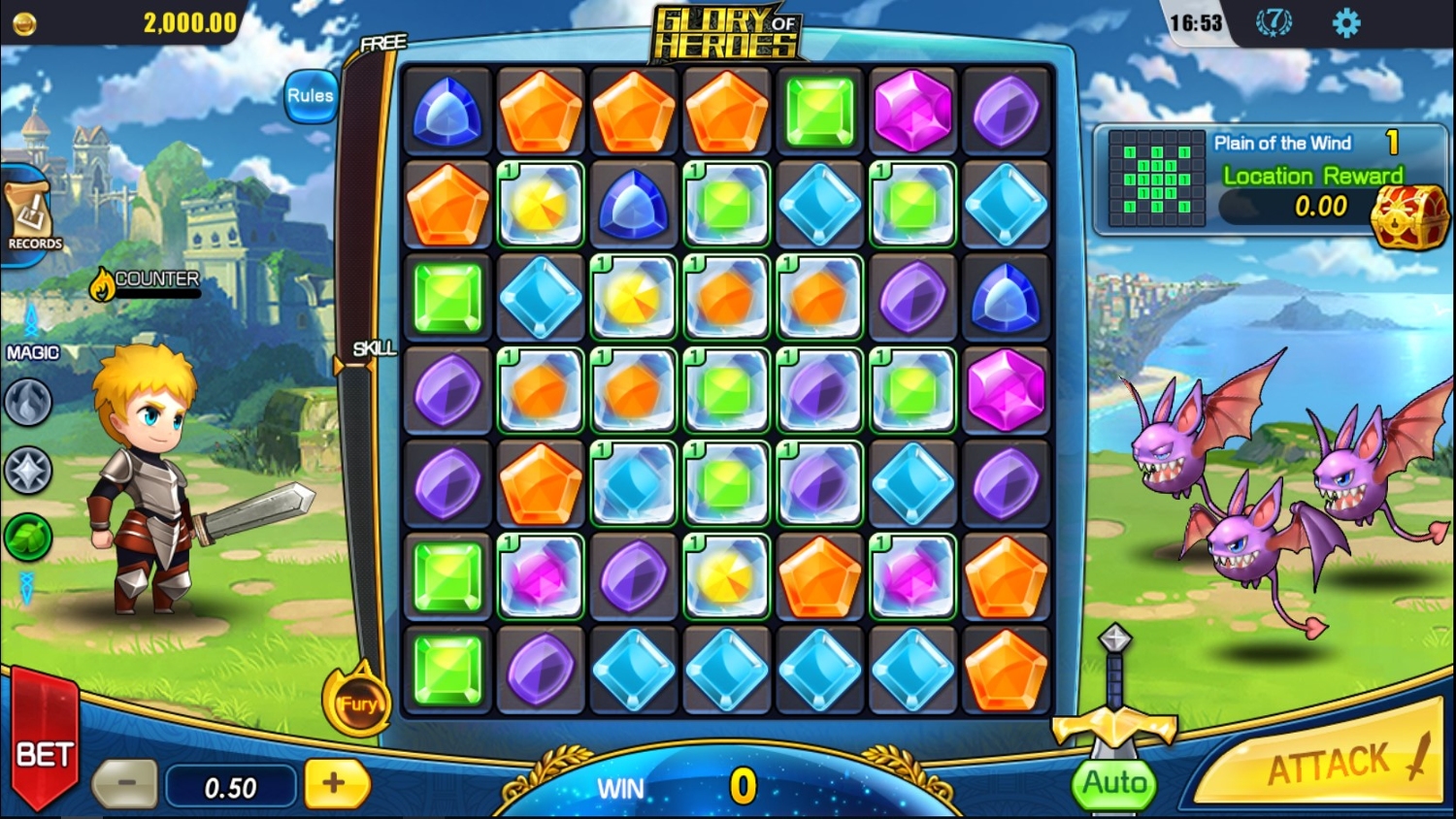 Glory of Heroes Slot Gameplay