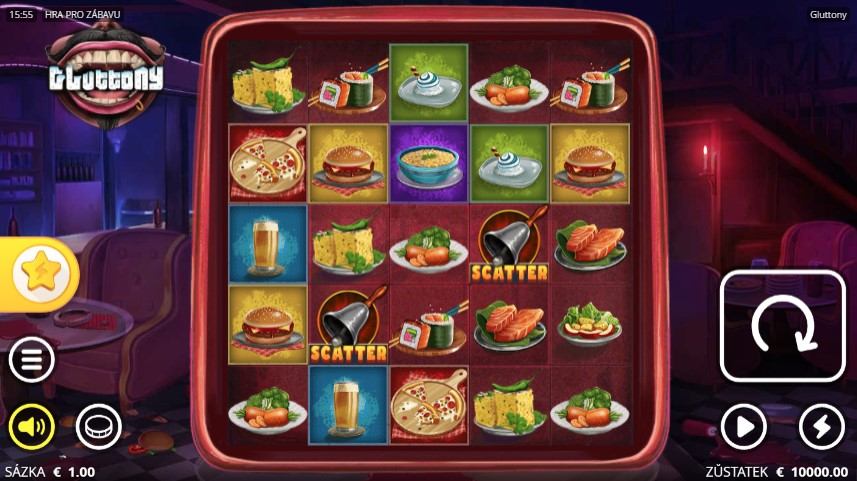 Gluttony Slot Gameplay