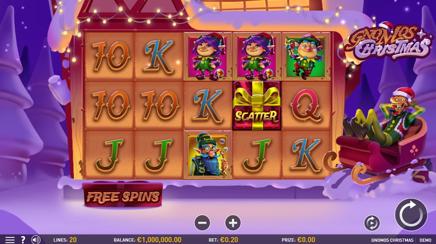 Gnomos Christmas Slot Gameplay