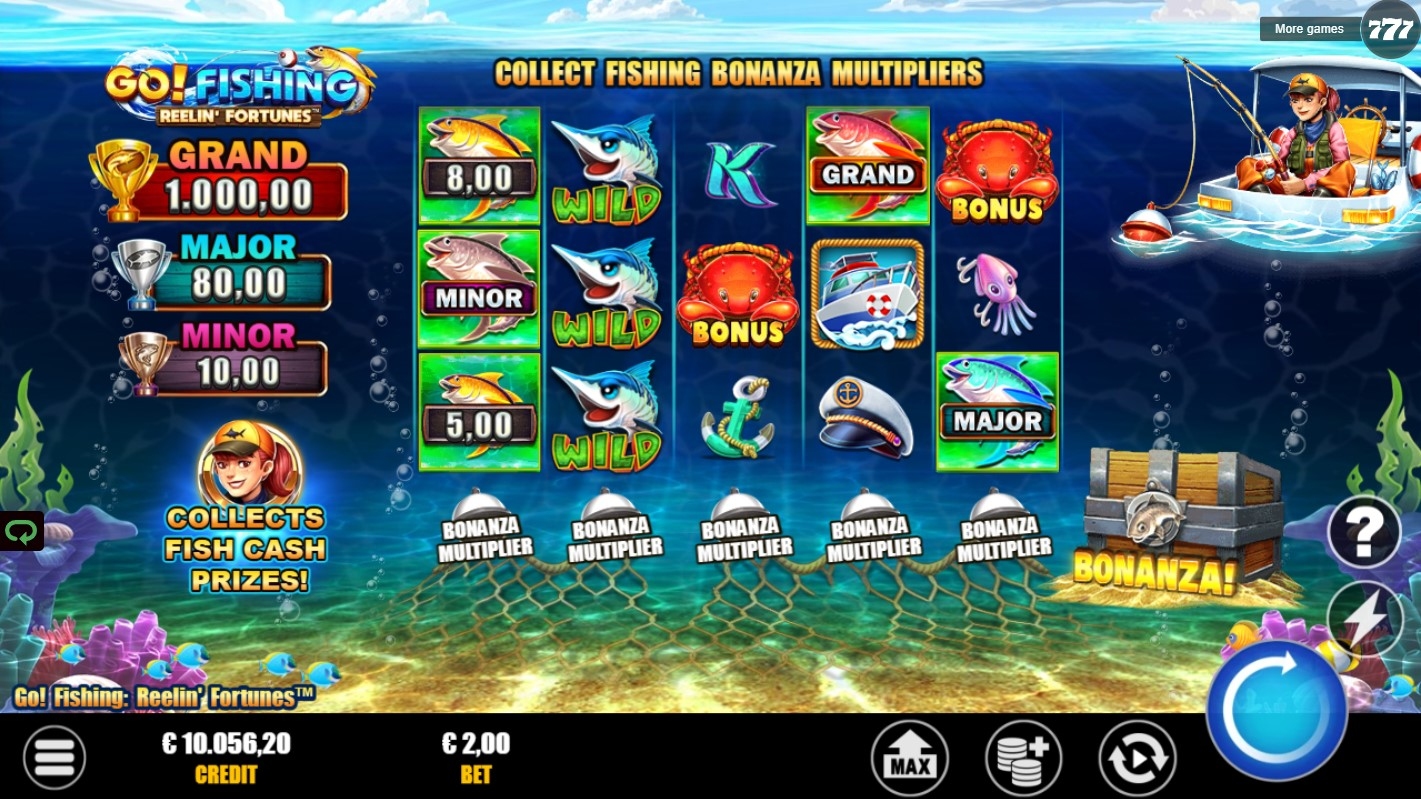 Go! Fishing: Reelin' Fortunes Slot Gameplay