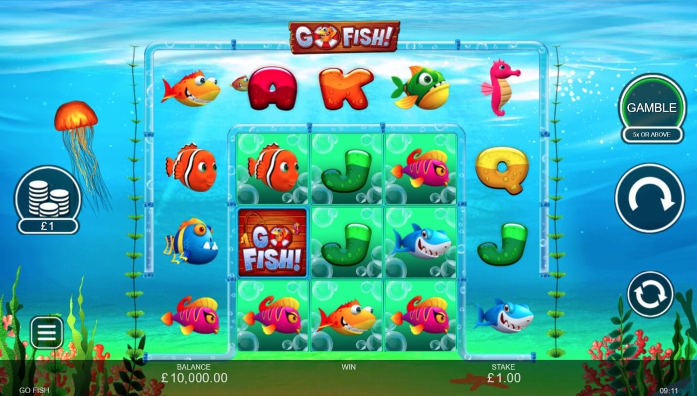Go Fish! Slot Gameplay