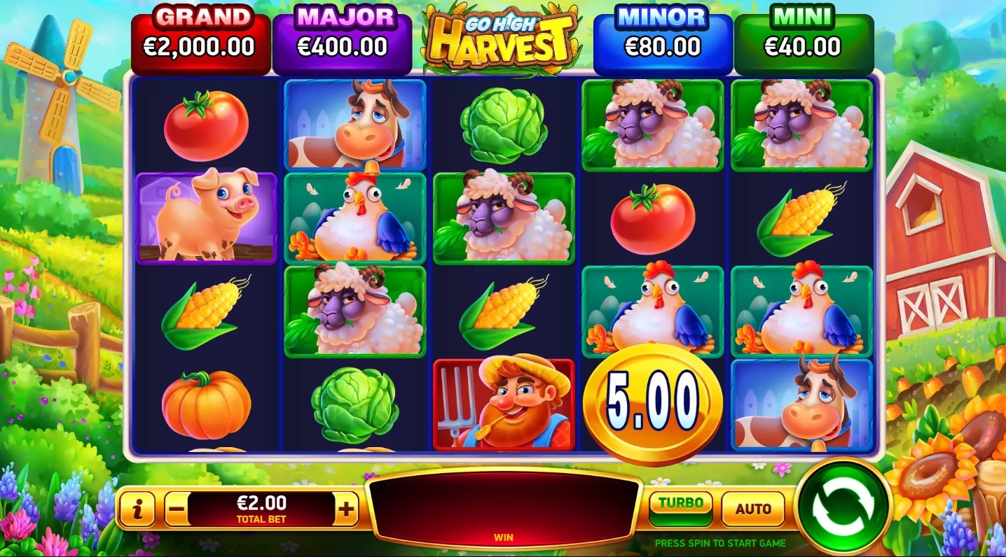 Go High Harvest Slot Gameplay