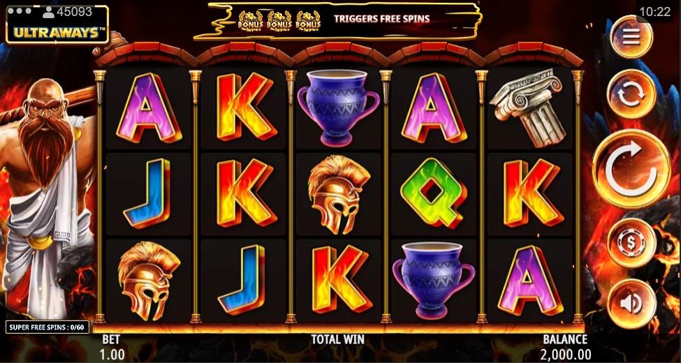 God of Fire Slot Gameplay