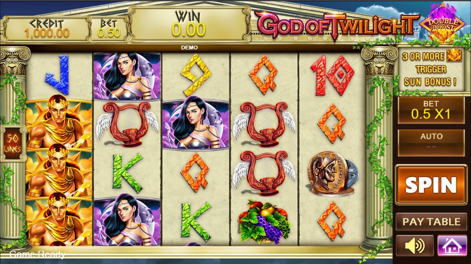 God of Twilight Slot Gameplay