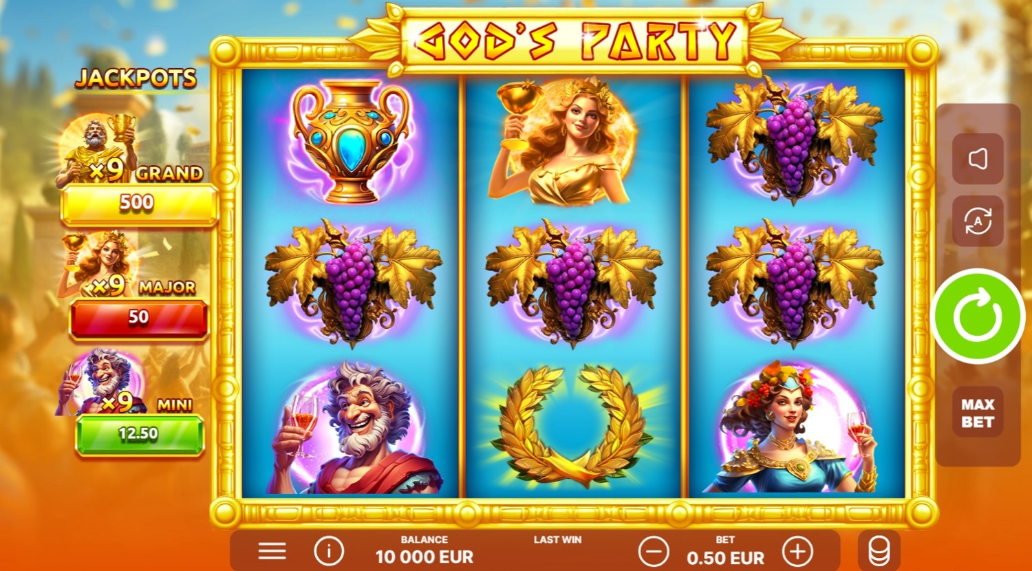 God's Party Slot Gameplay