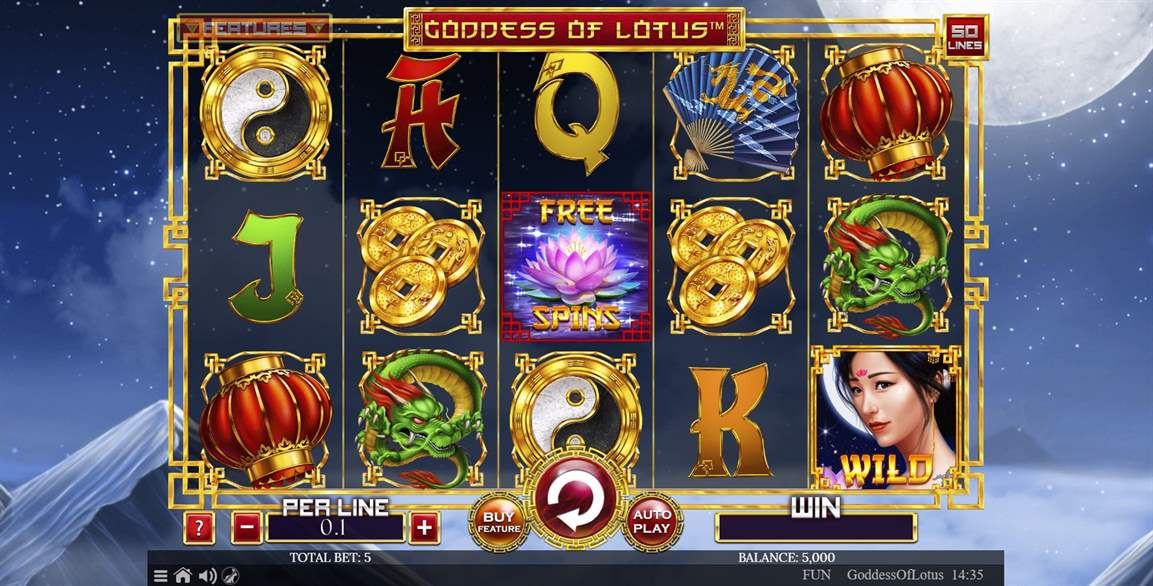 Goddes of Lotus Slot Gameplay