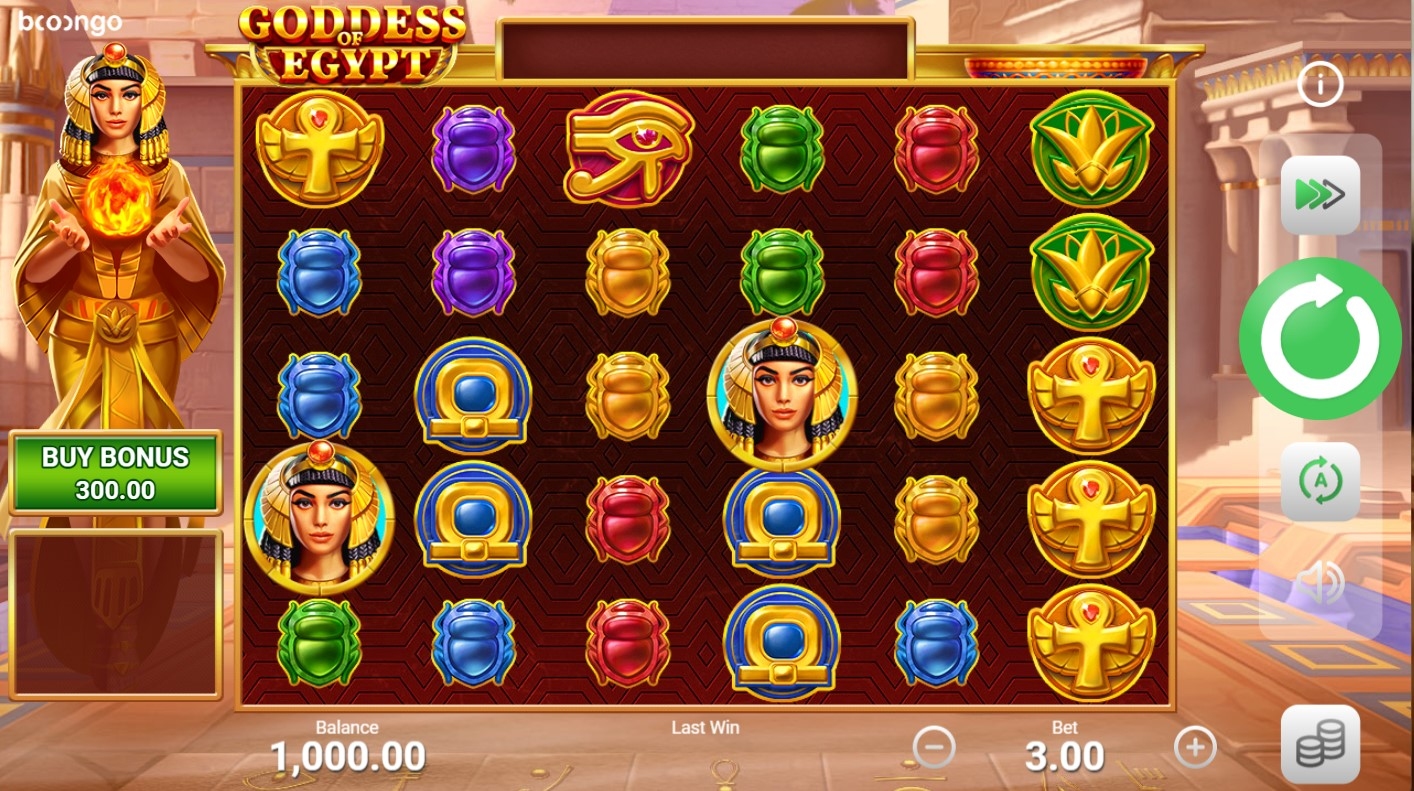Goddess of Egypt Slot Gameplay