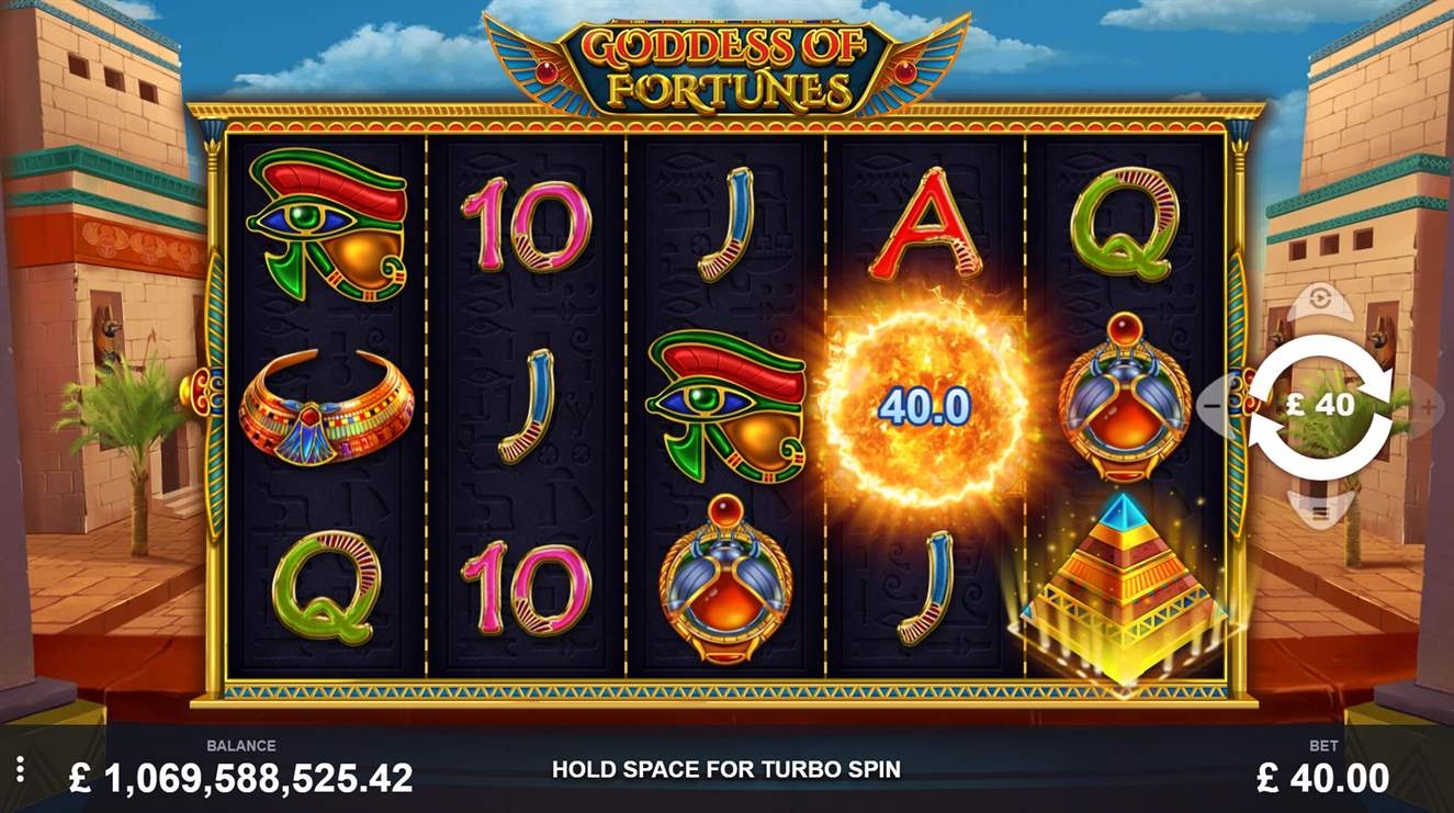 Goddess of Fortunes Slot Gameplay