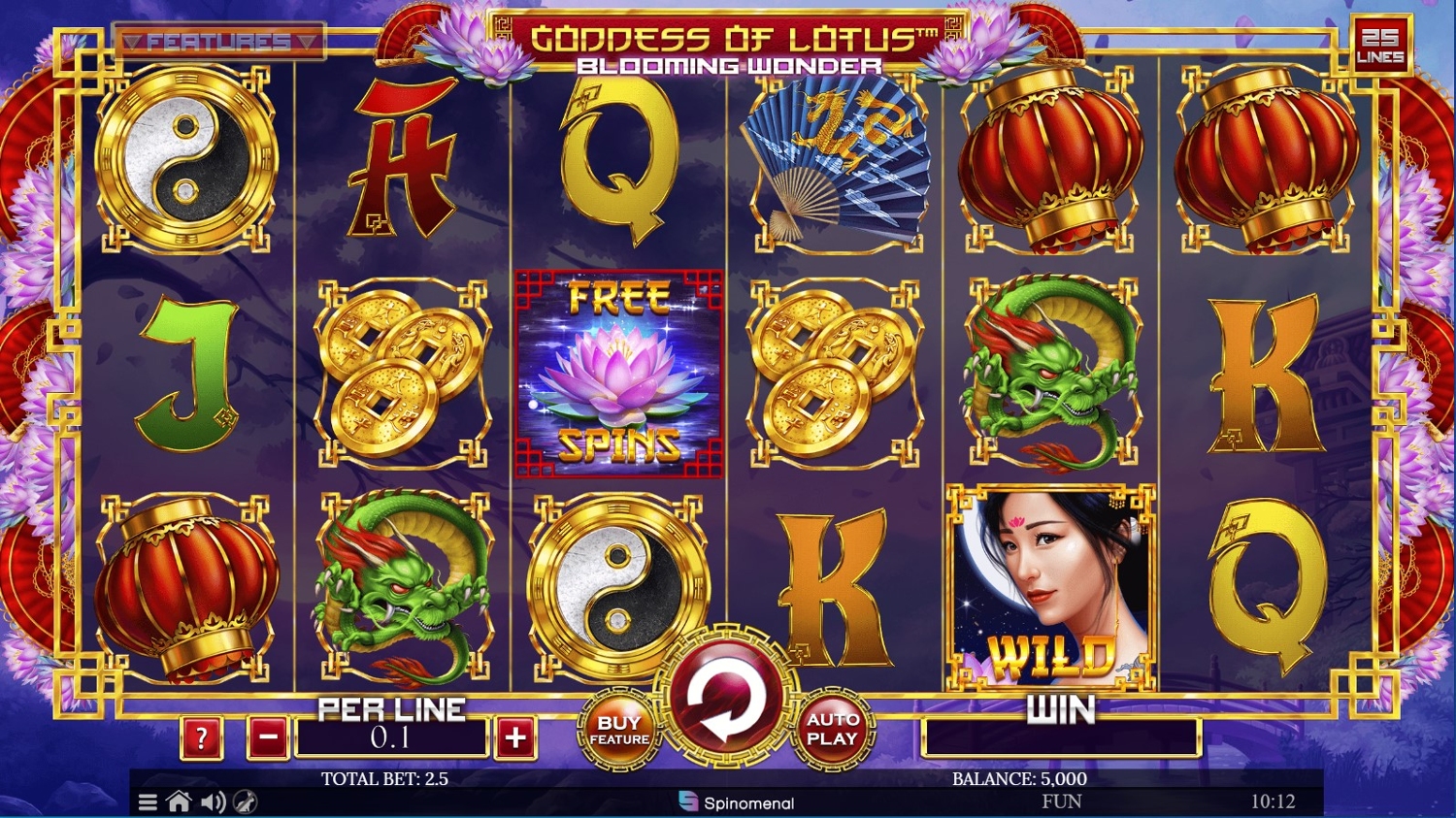 Goddess of Lotus: Blooming Wonder Slot Gameplay