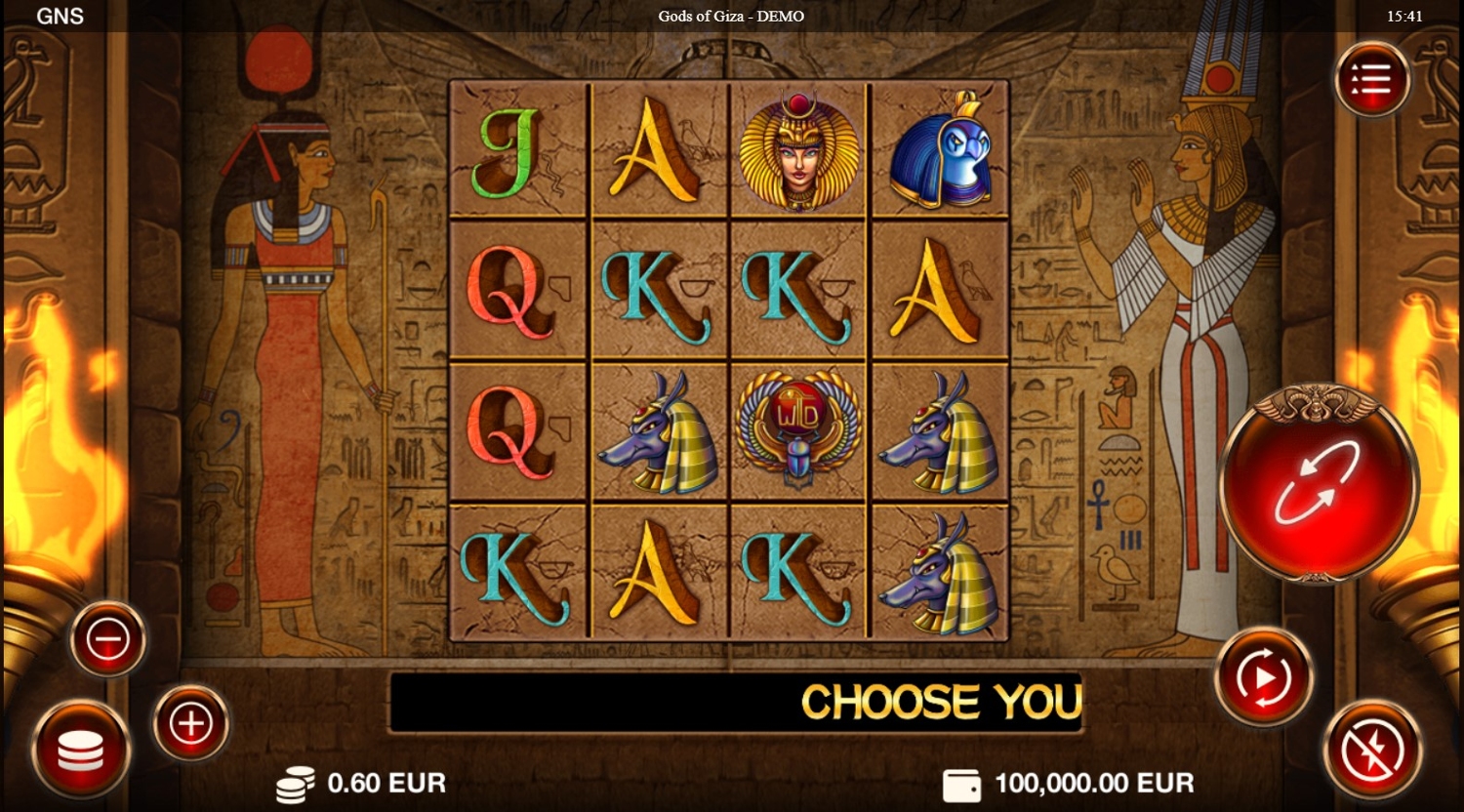 Gods of Giza Enhanced Slot Gameplay