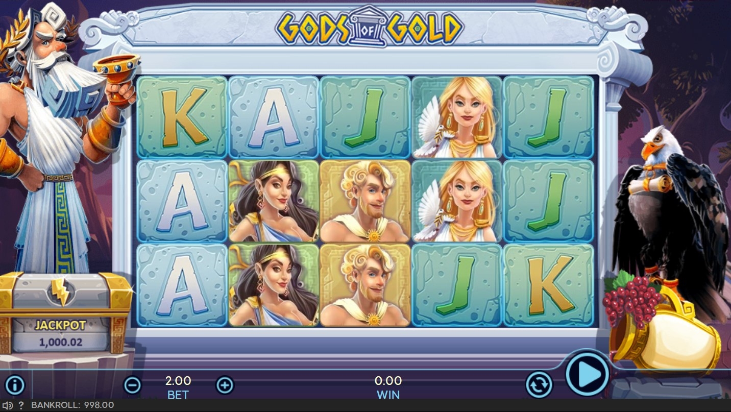 Gods of Gold Slot Gameplay