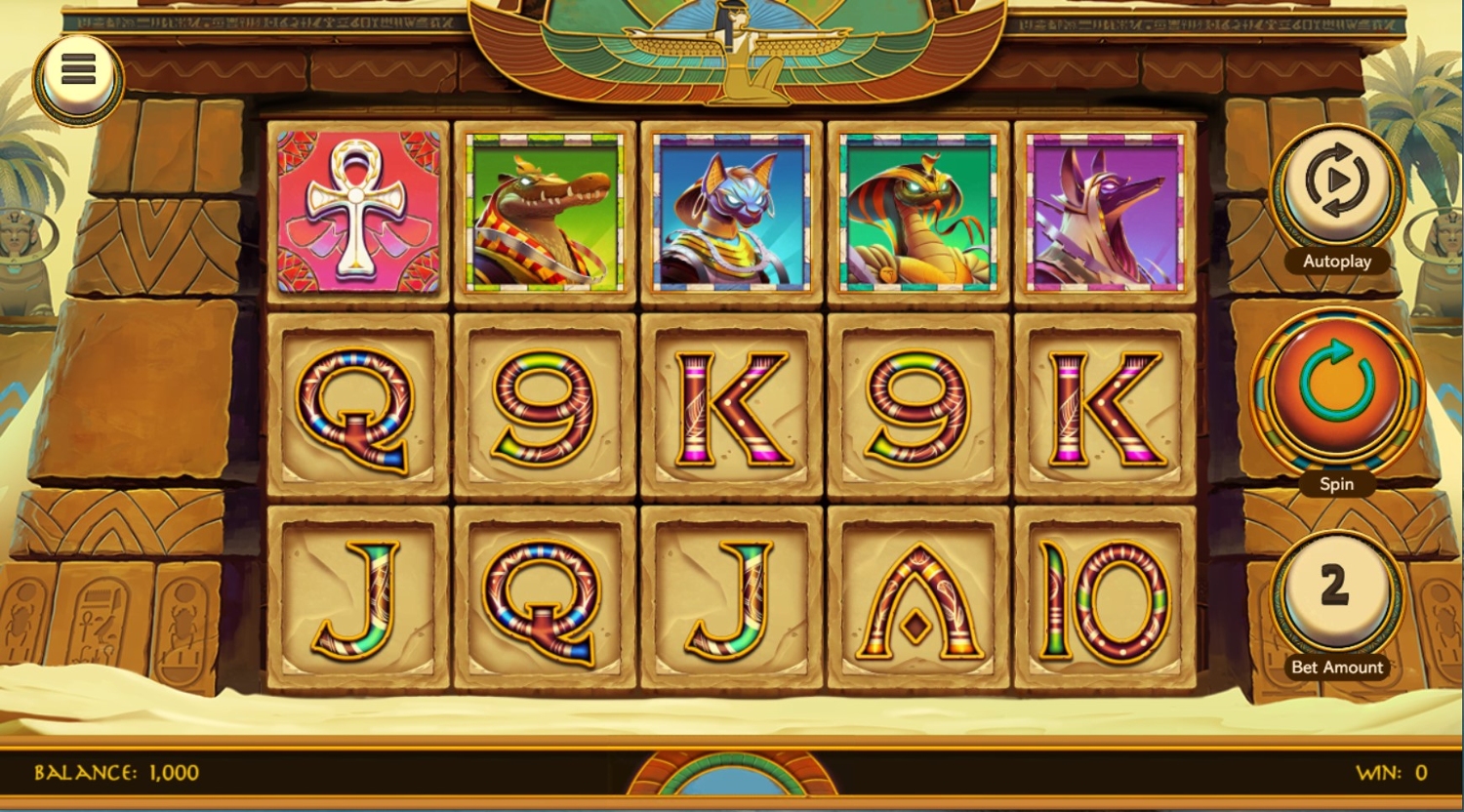 Gods of Luxor Slot Gameplay