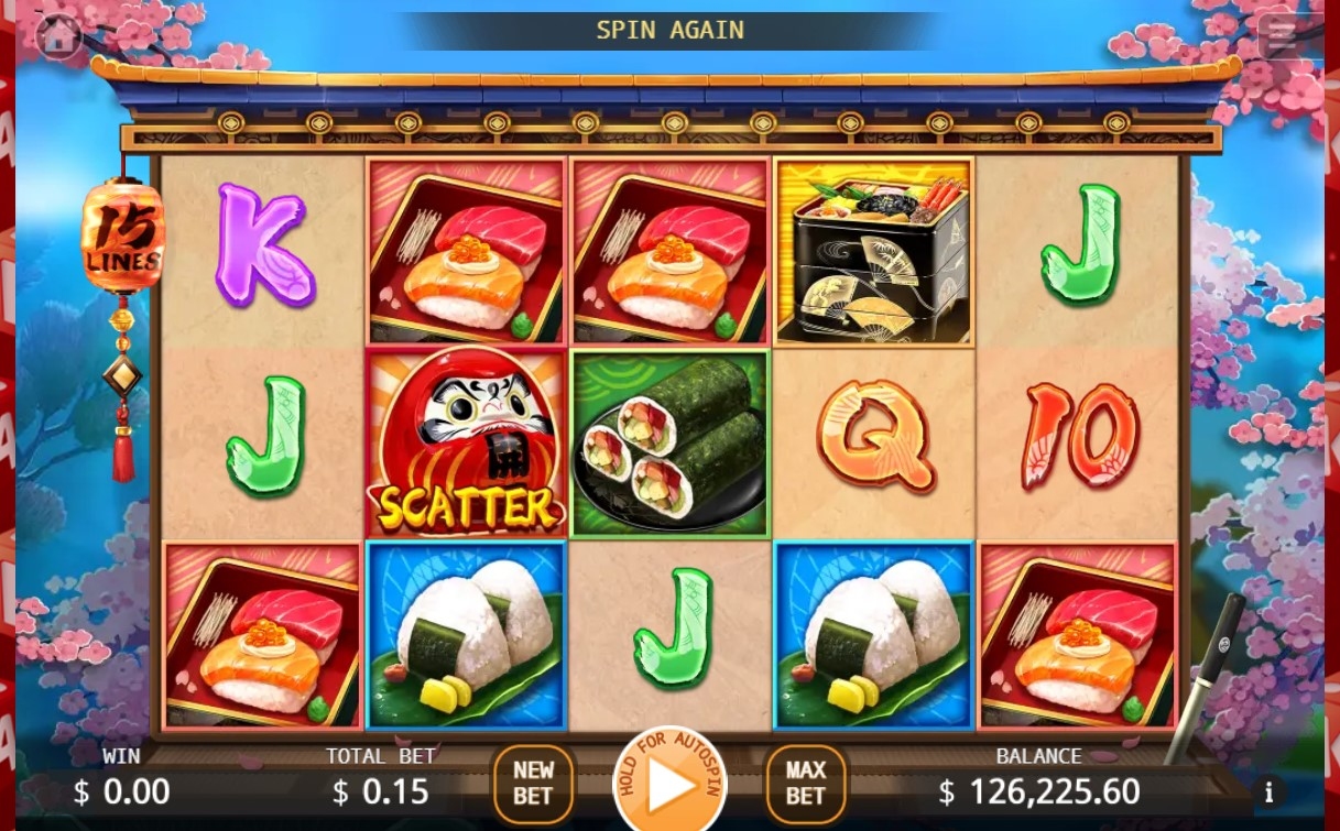 Gokudo Bentou Slot Gameplay