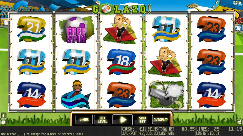 Golazo Slot Gameplay