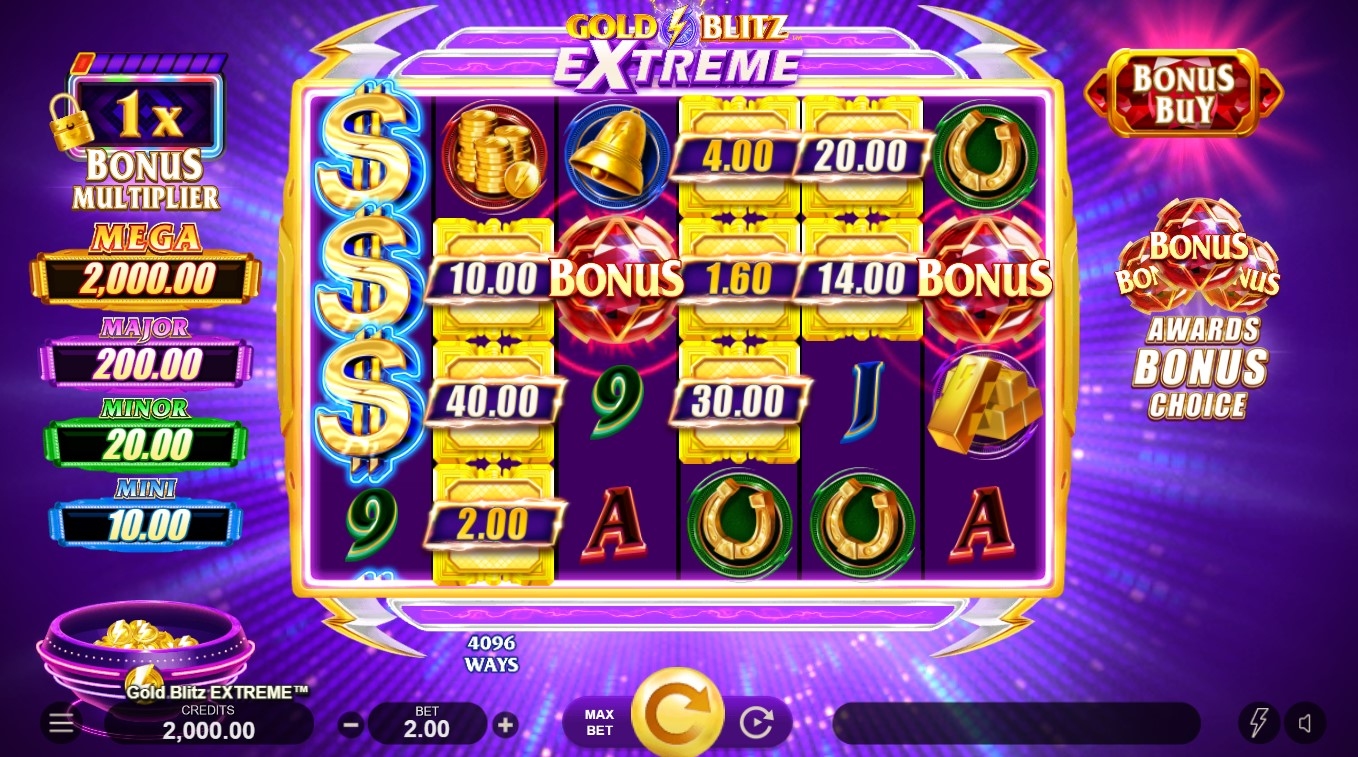 Gold Blitz Extreme Slot Gameplay