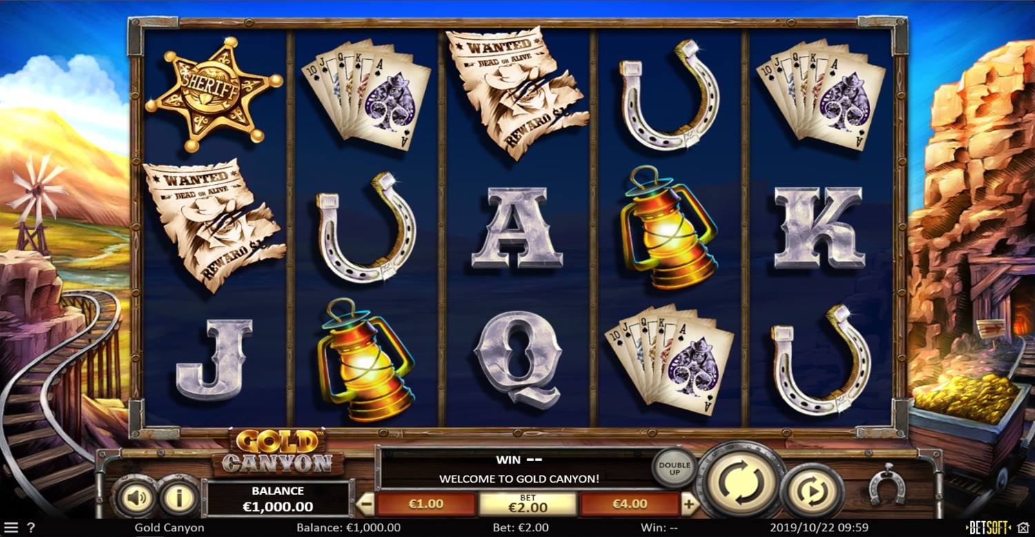 Gold Canyon Slot Gameplay