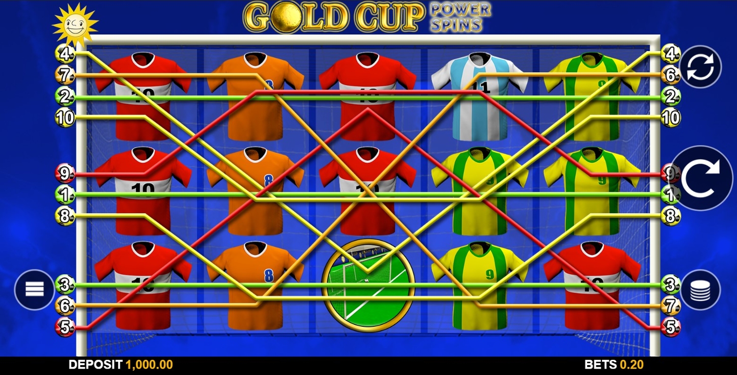 Gold Cup Power Spins Slot Gameplay