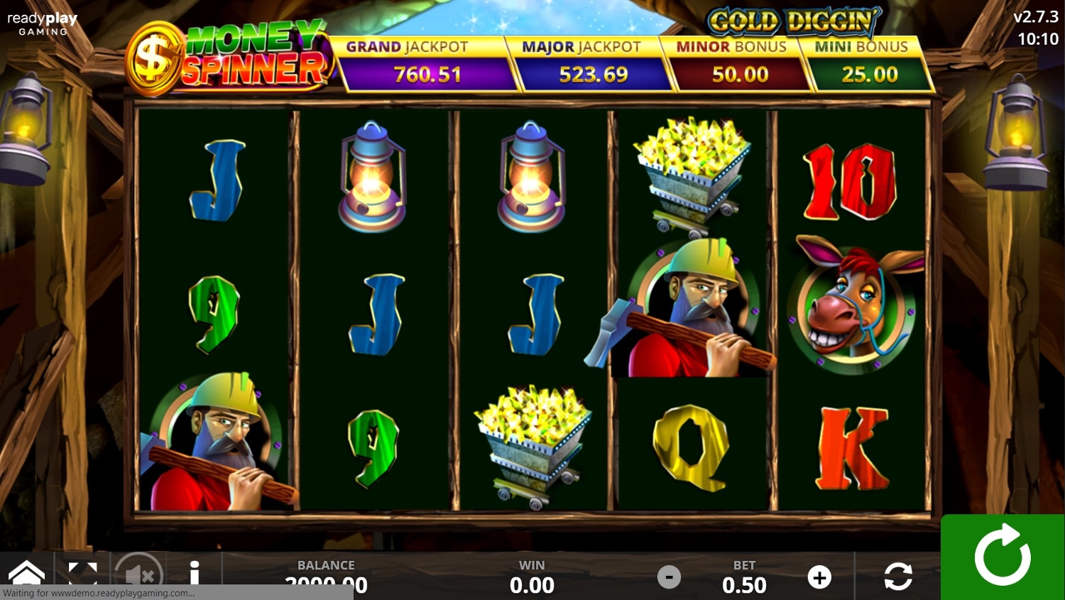 Gold Diggin Slot Gameplay