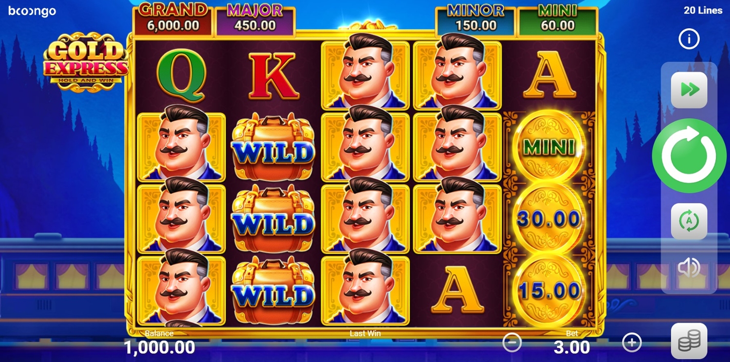 Gold Express Slot Gameplay