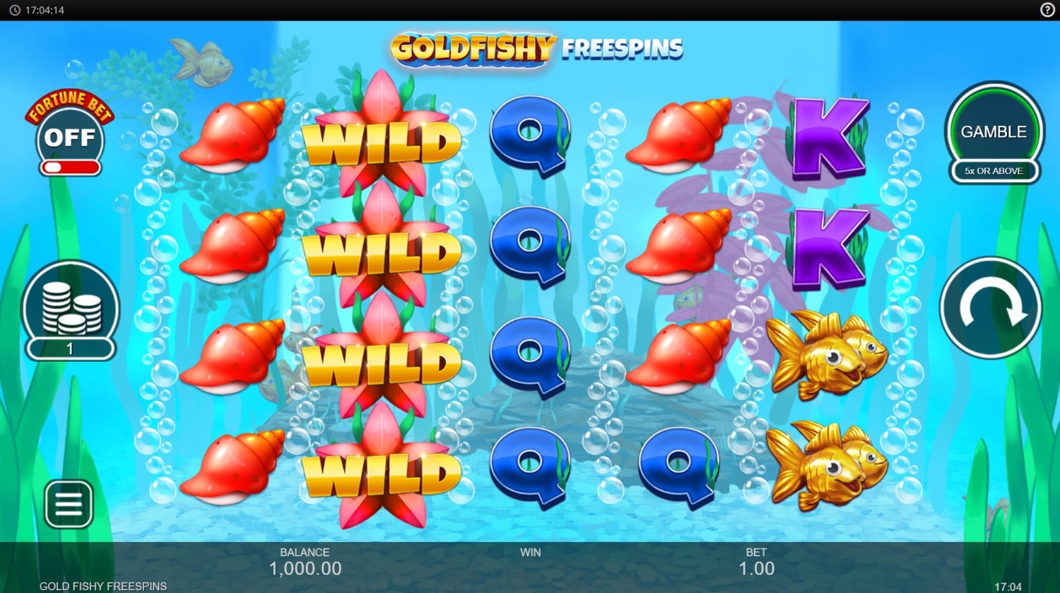 Gold Fishy Free Spins Slot Gameplay