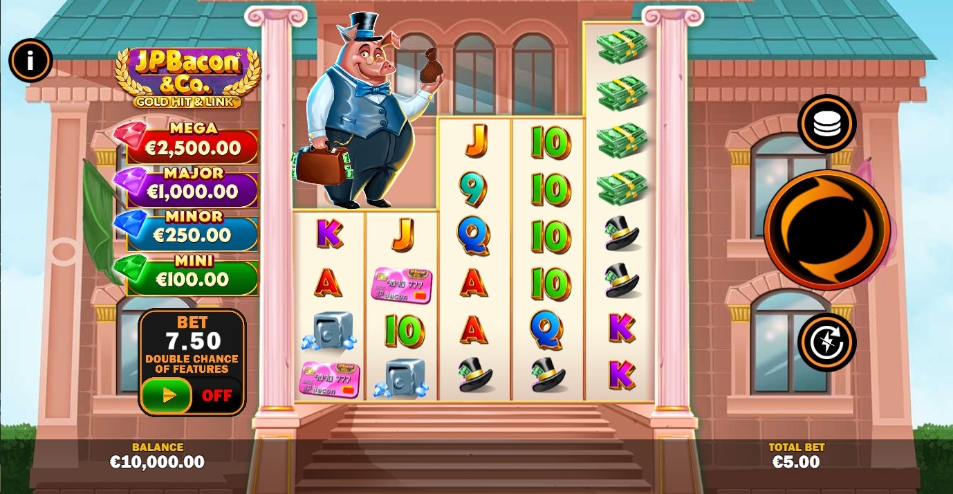 Gold Hit & Link: JP Bacon & Co Slot Gameplay