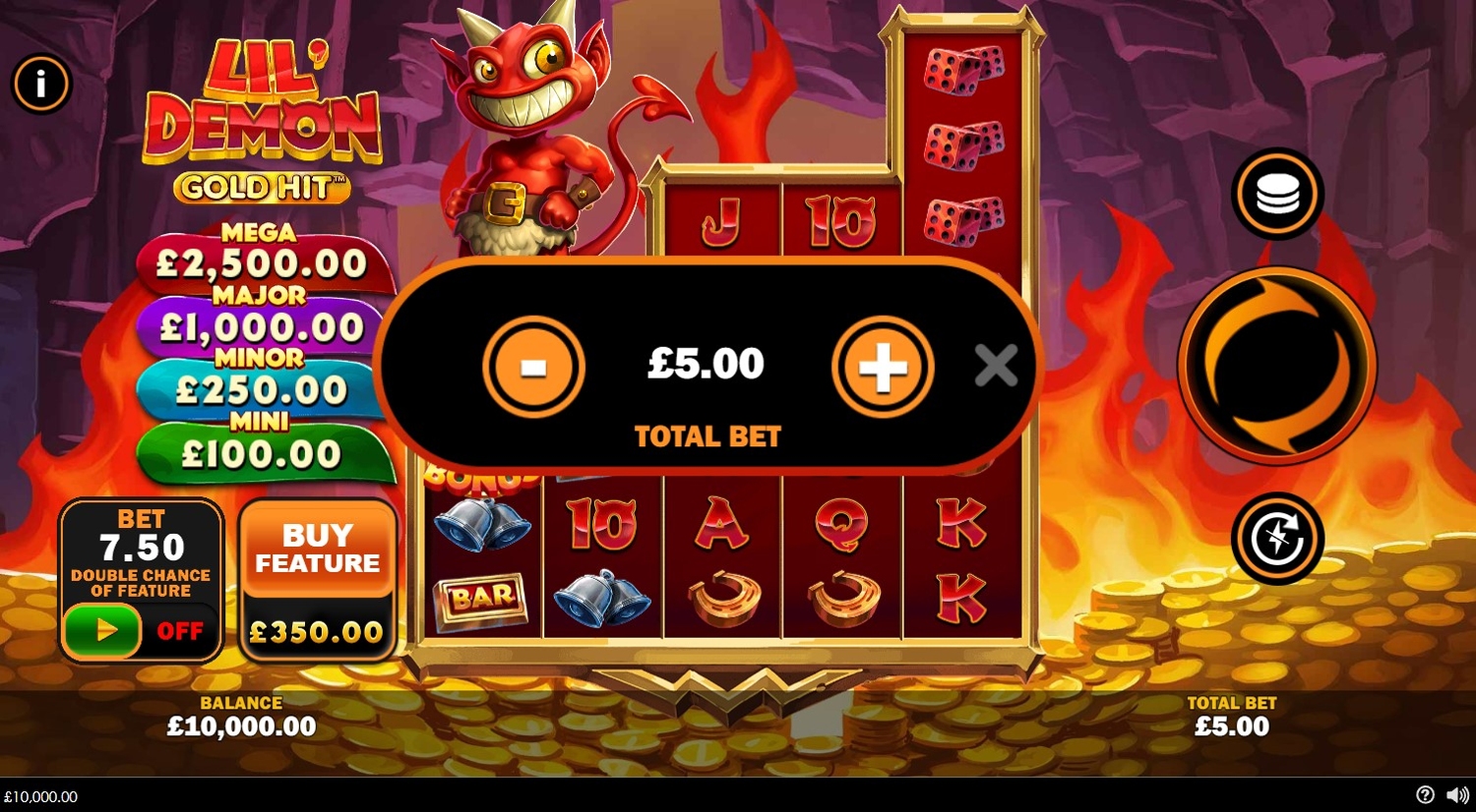 Gold Hit: Lil Demon Slot Gameplay