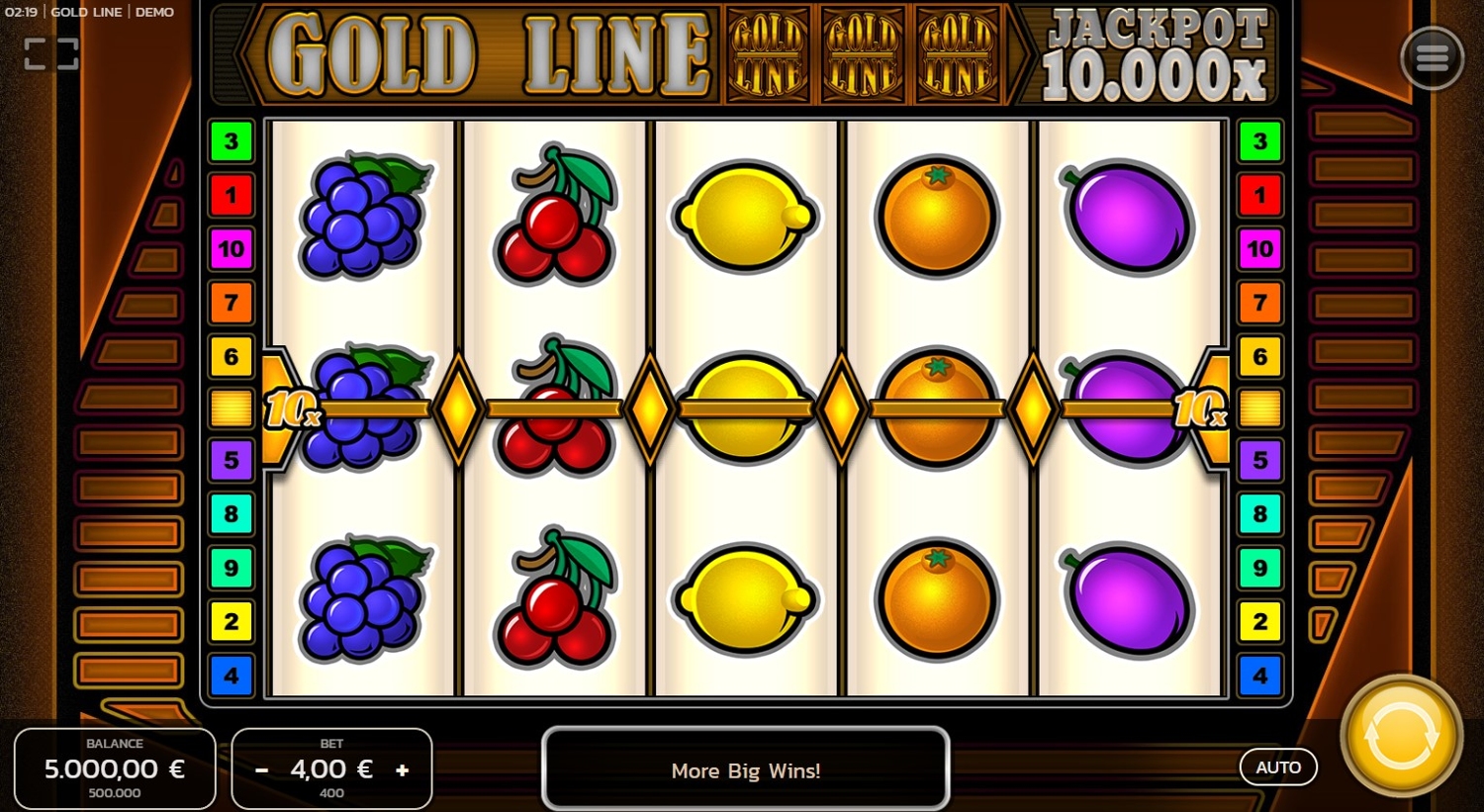 Gold Line Slot Gameplay