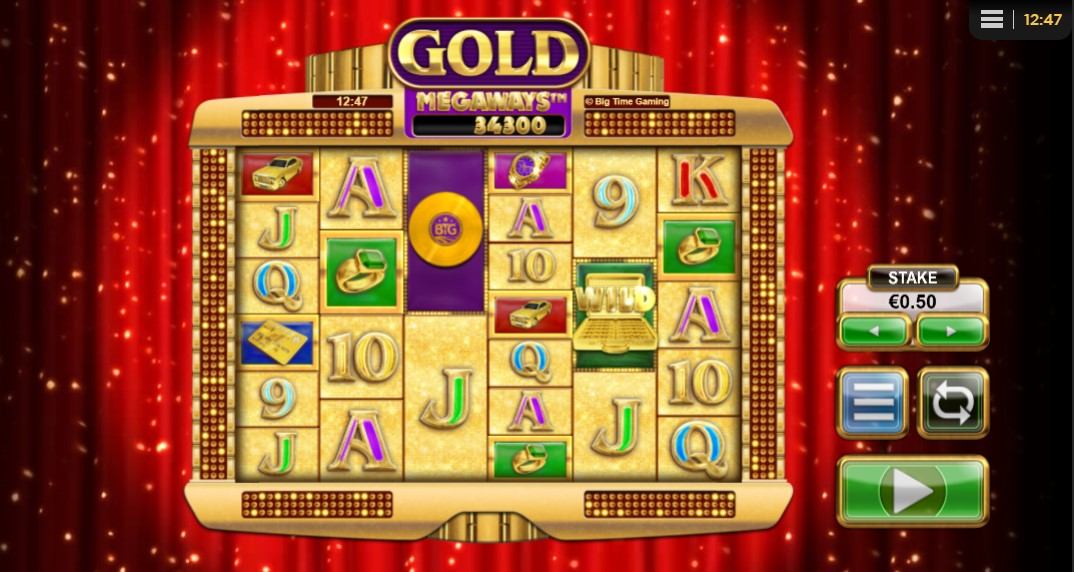 Gold Megaways Slot Gameplay