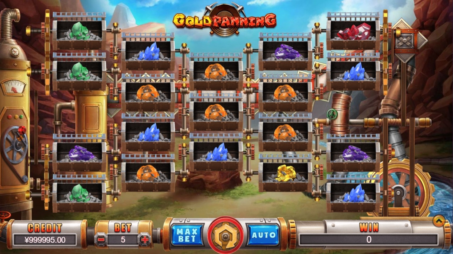 Gold Panning Slot Gameplay