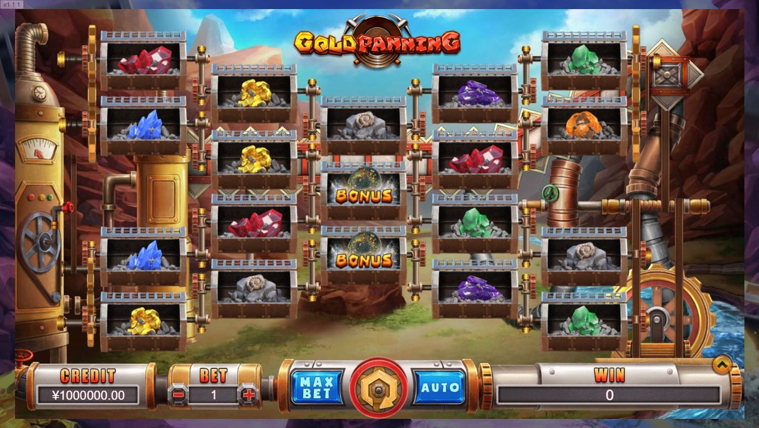 Gold Panning Slot Gameplay