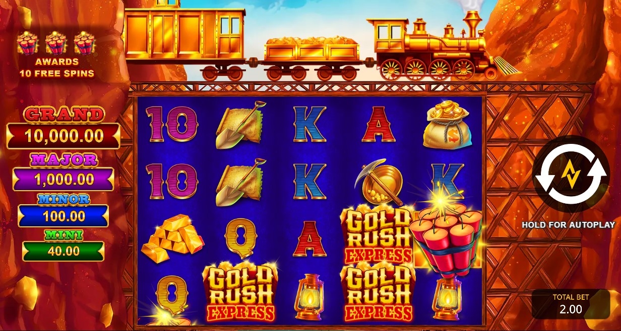 Gold Rush Express Slot Gameplay