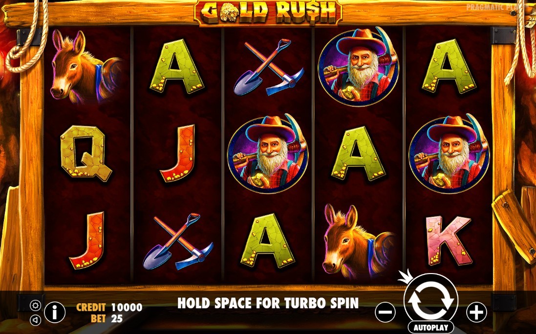Gold Rush (Pragmatic Play) Slot Gameplay