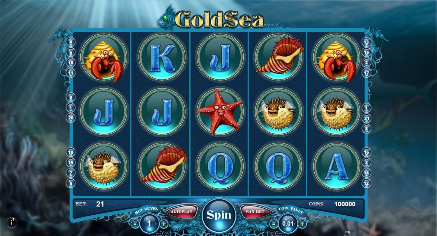 Gold Sea Slot Gameplay