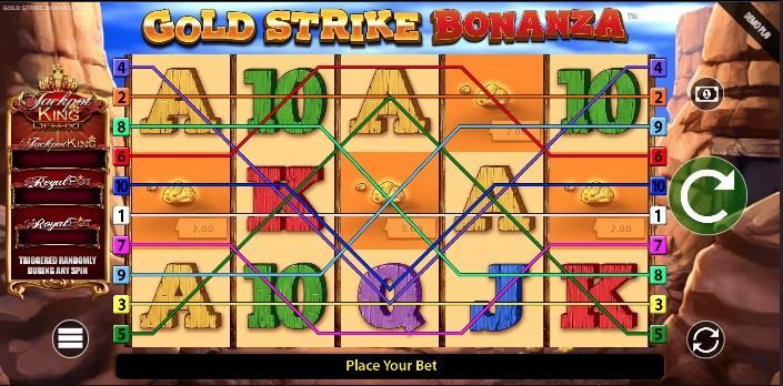 Gold Strike Bonanza Slot Gameplay