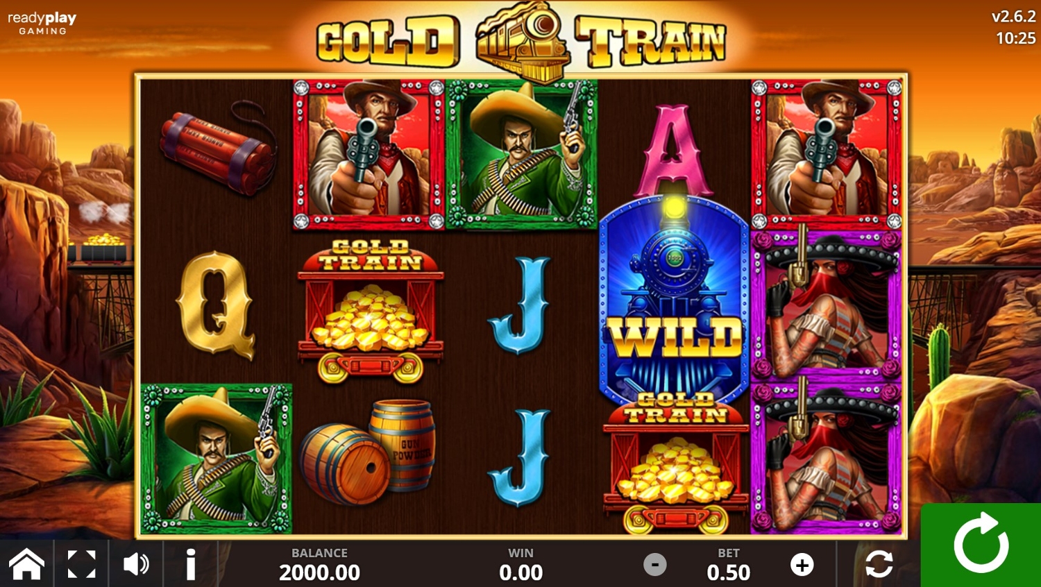 Gold Train Slot Gameplay