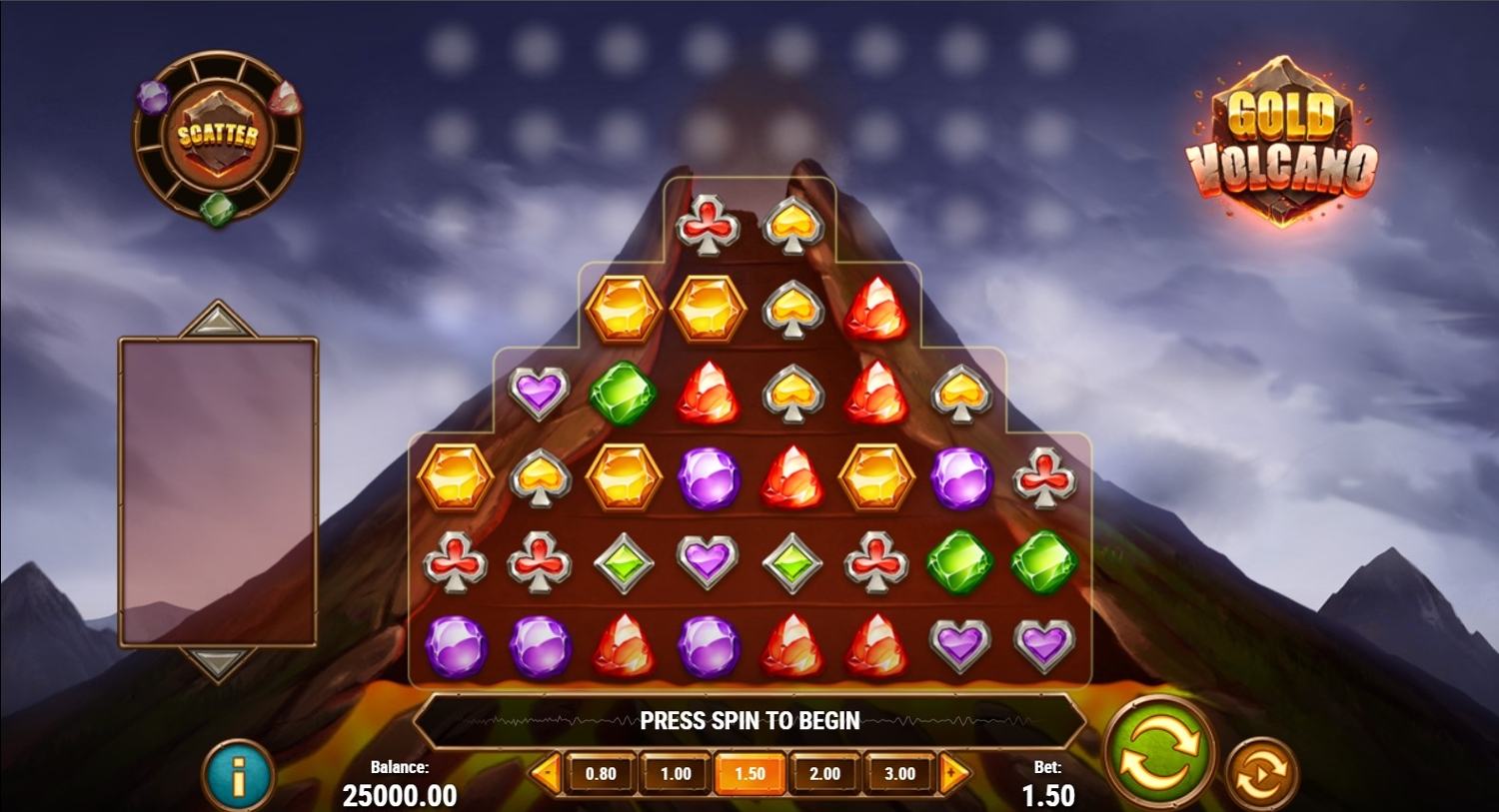 Gold Volcano Slot Gameplay