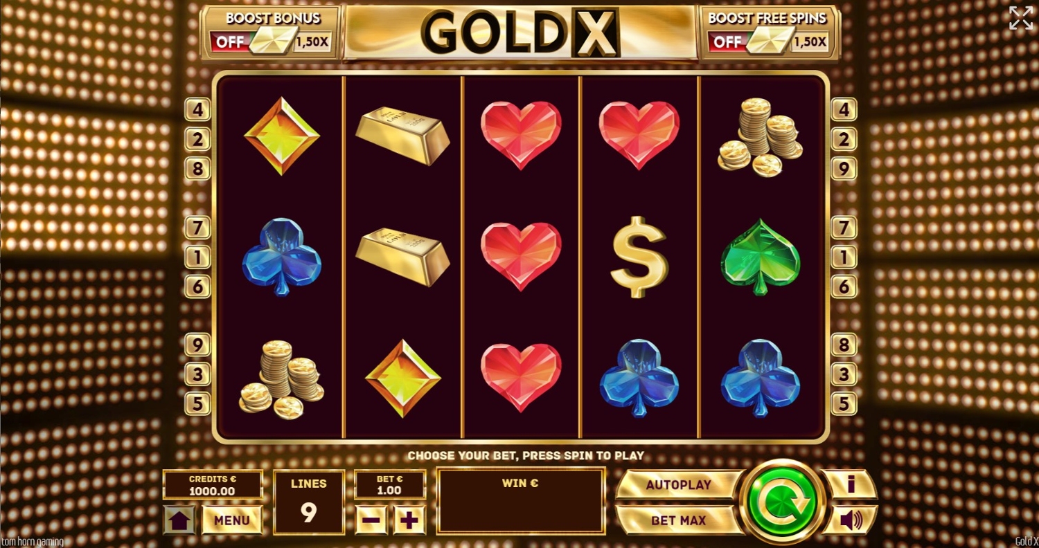Gold X Slot Gameplay