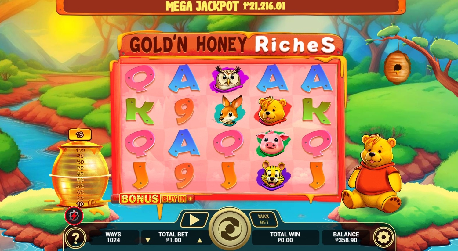 Gold'n Honey Riches Slot Gameplay