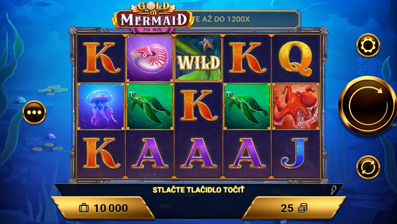 Gold of Mermaid Slot Gameplay
