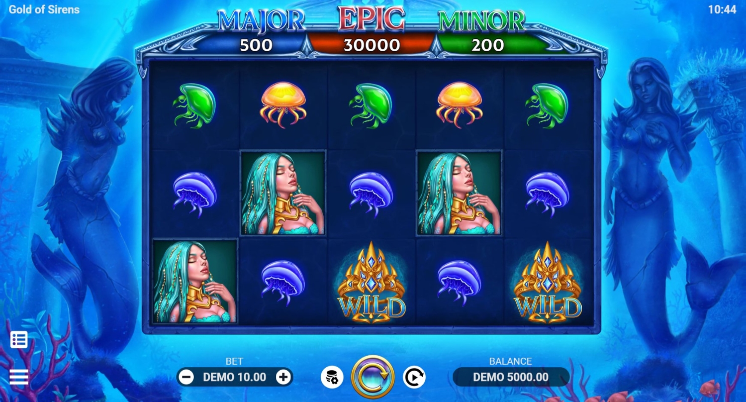 Gold of Sirens Slot Gameplay