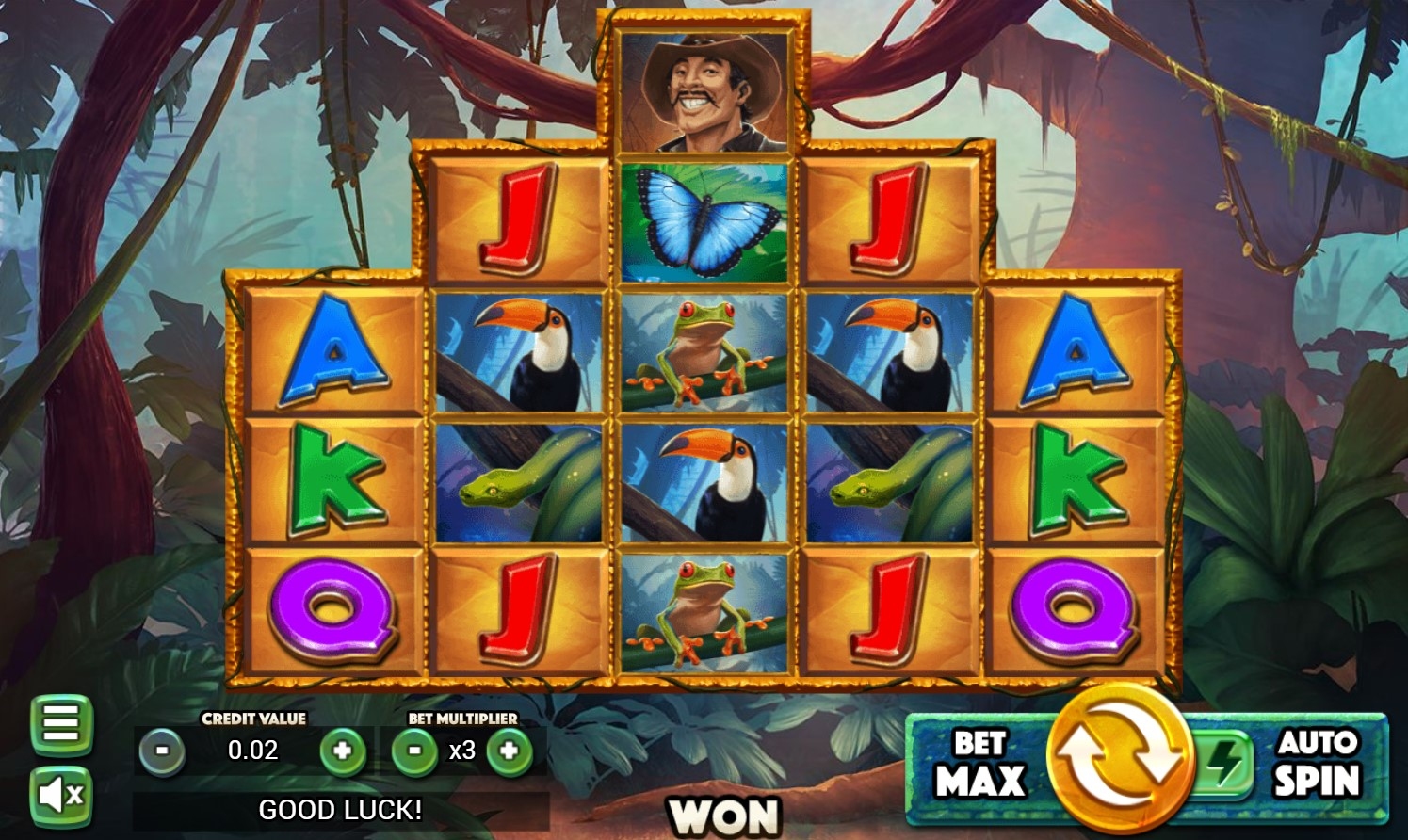 Golden Amazon Slot Gameplay