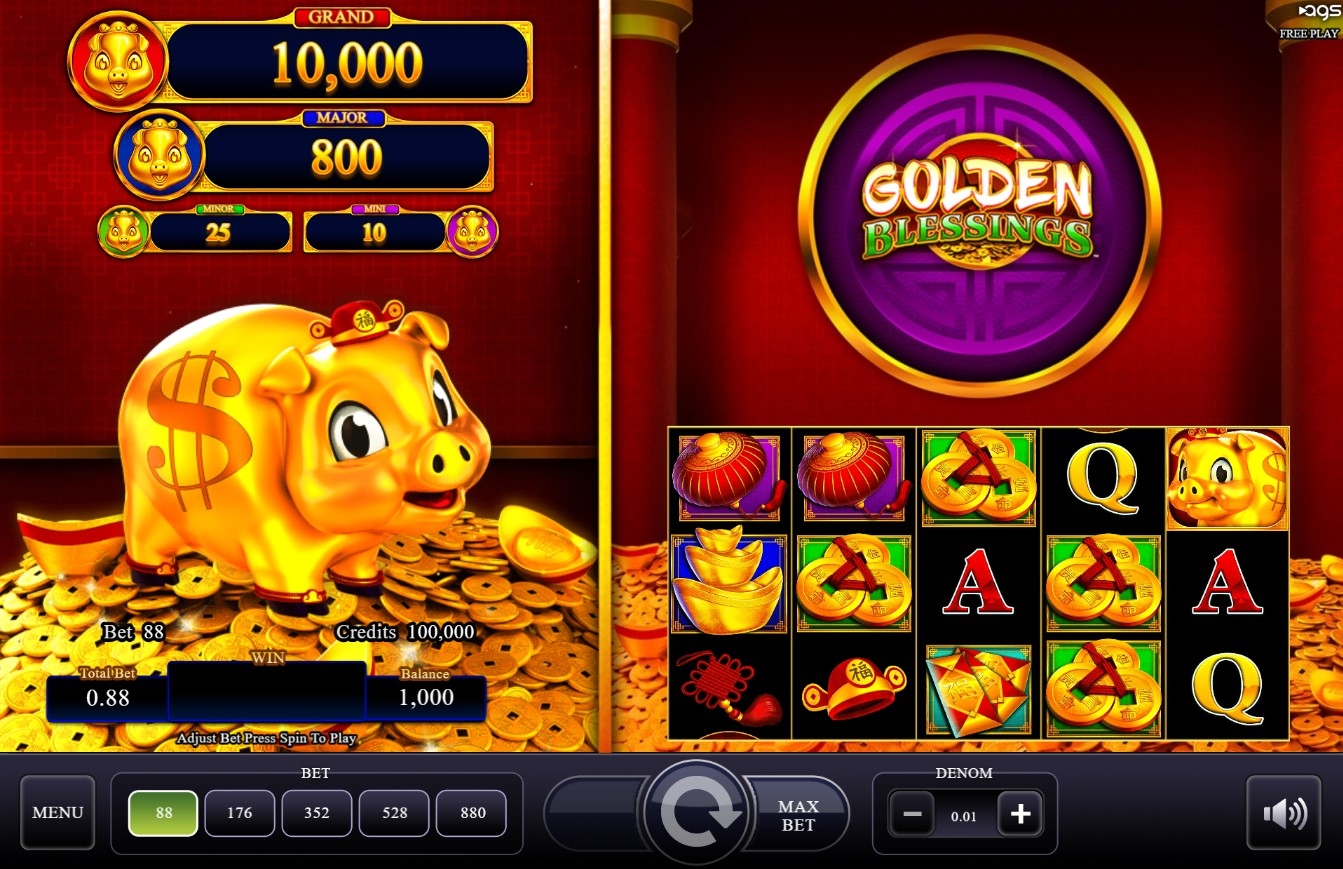 Golden Blessings Slot Gameplay