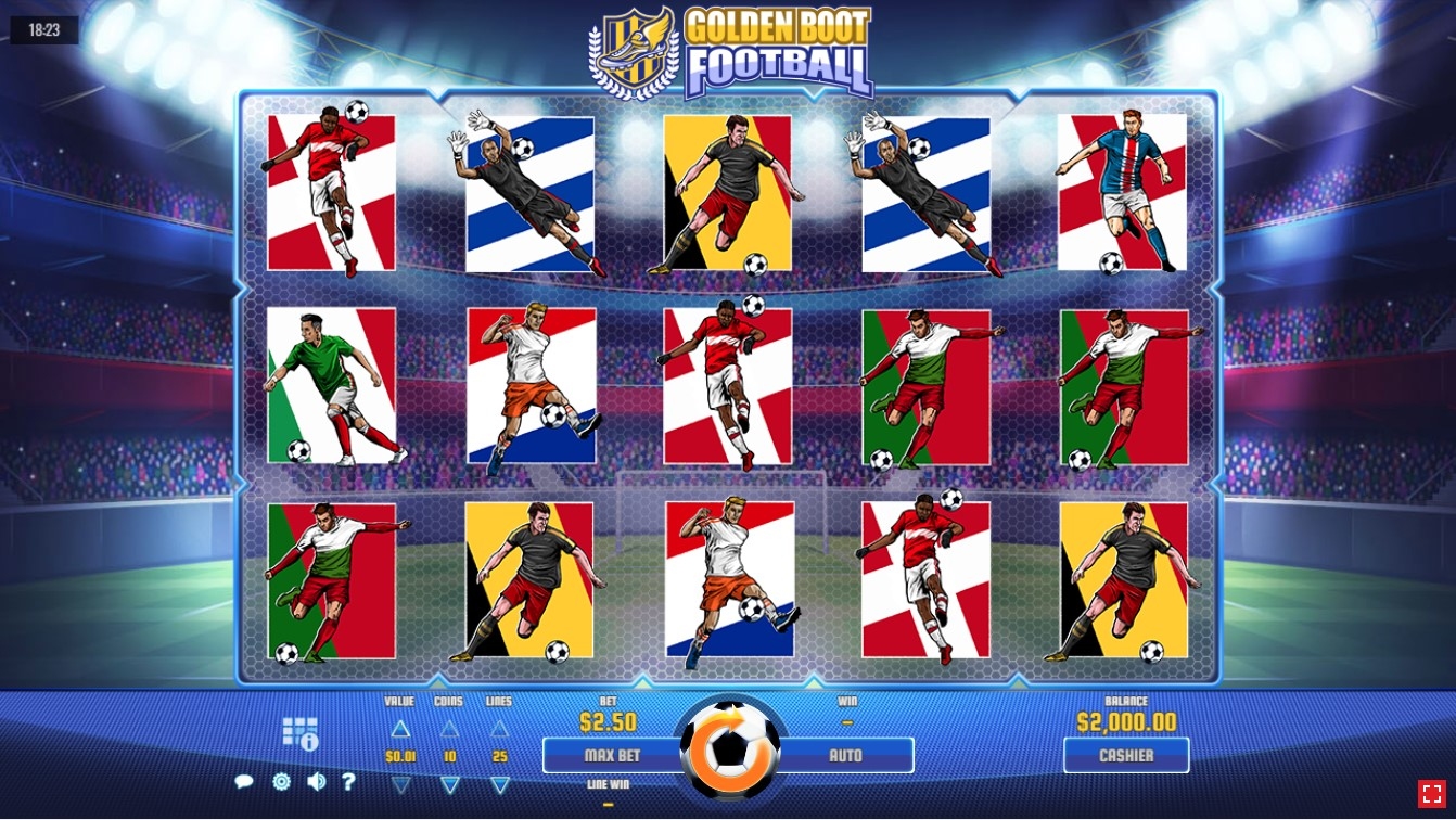Golden Boot Football Slot Gameplay