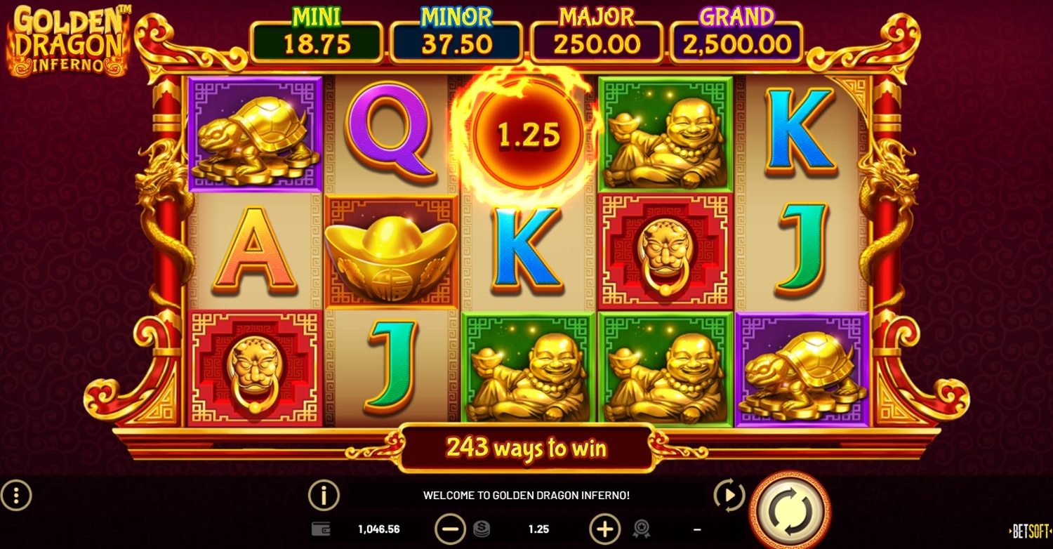 Golden Dragon Inferno Slot Gameplay