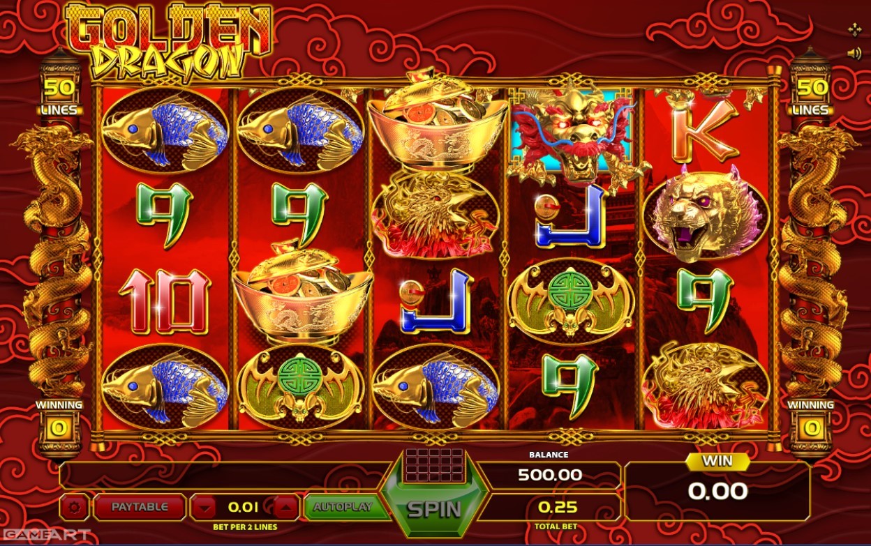 Golden Dragon (GameArt) Slot Gameplay