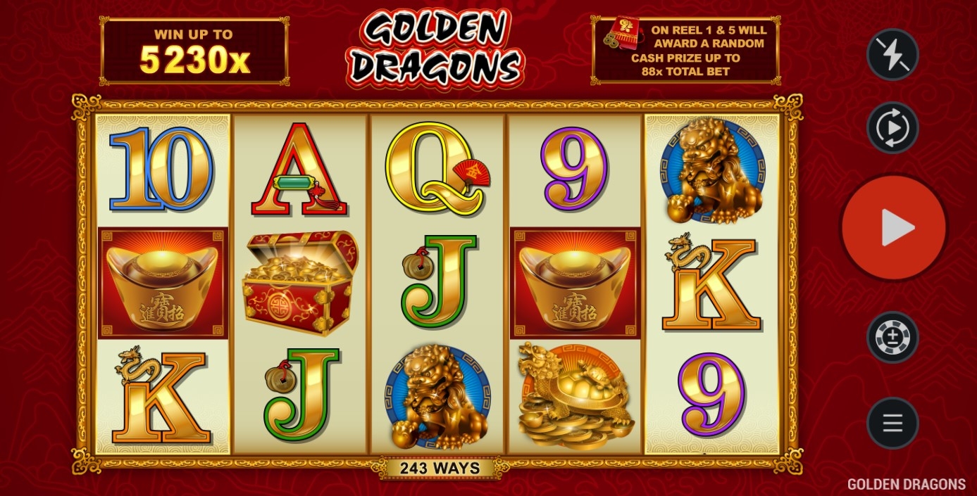 Golden Dragons Slot Gameplay