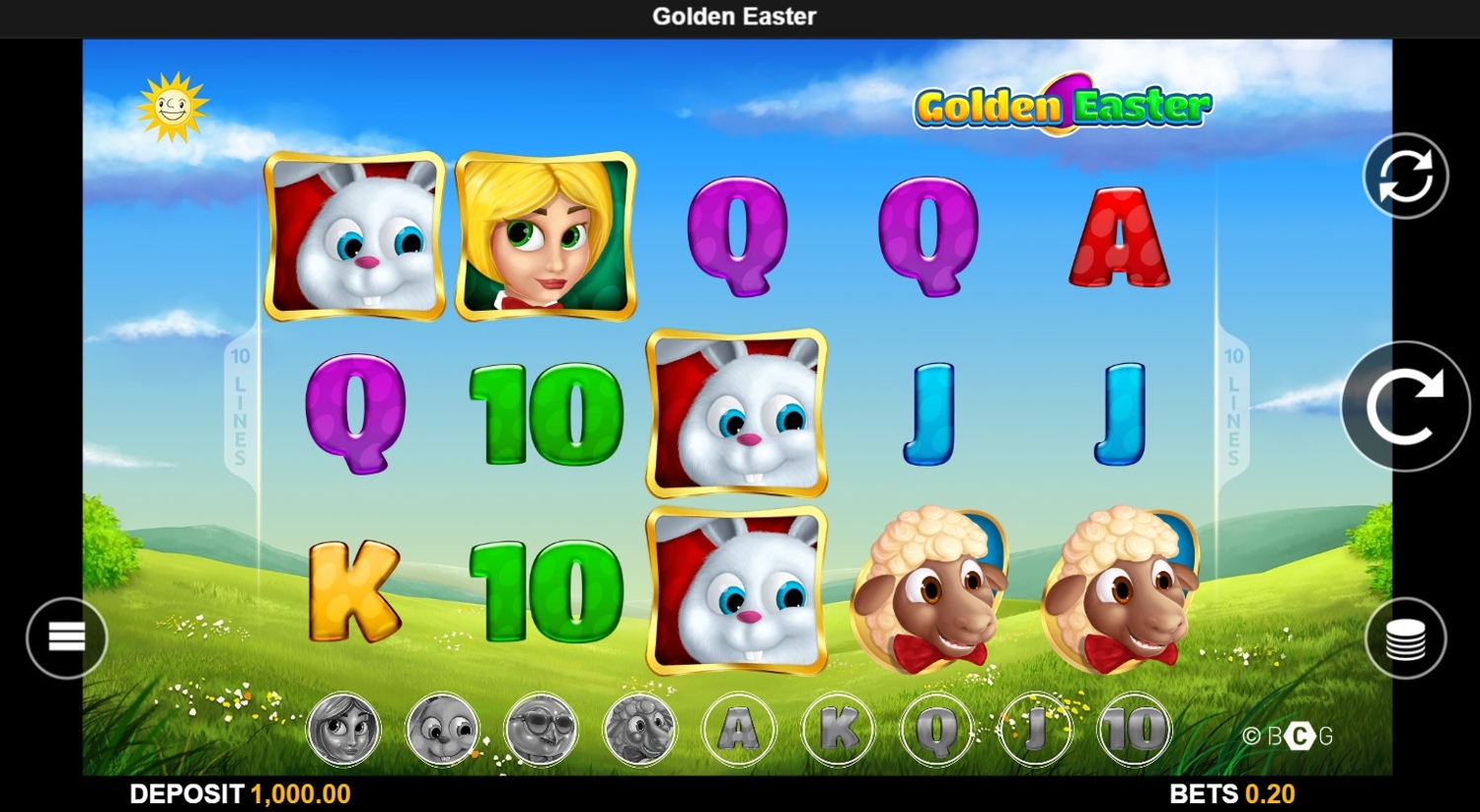 Golden Easter Slot Gameplay
