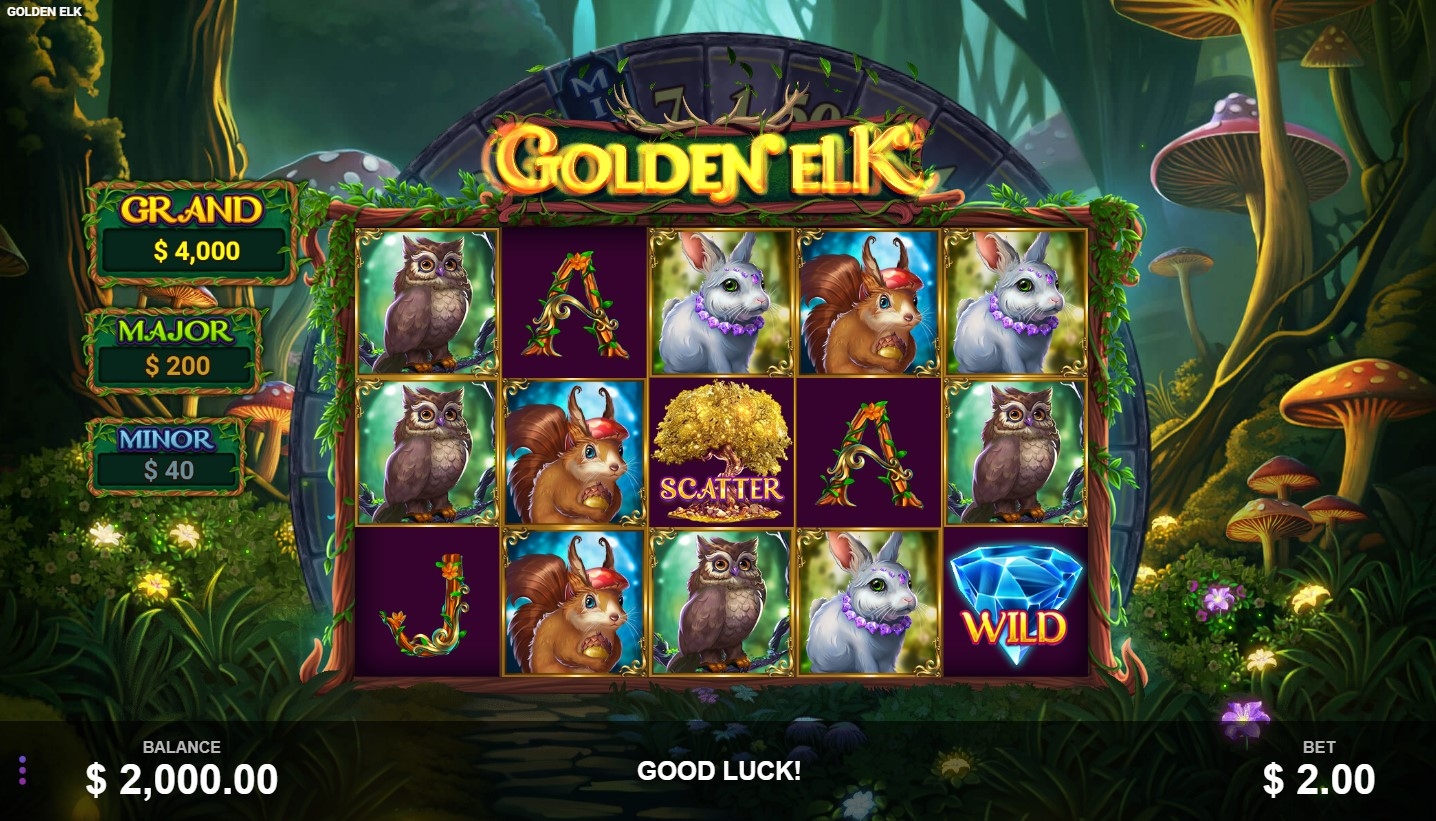 Golden Elk Slot Gameplay
