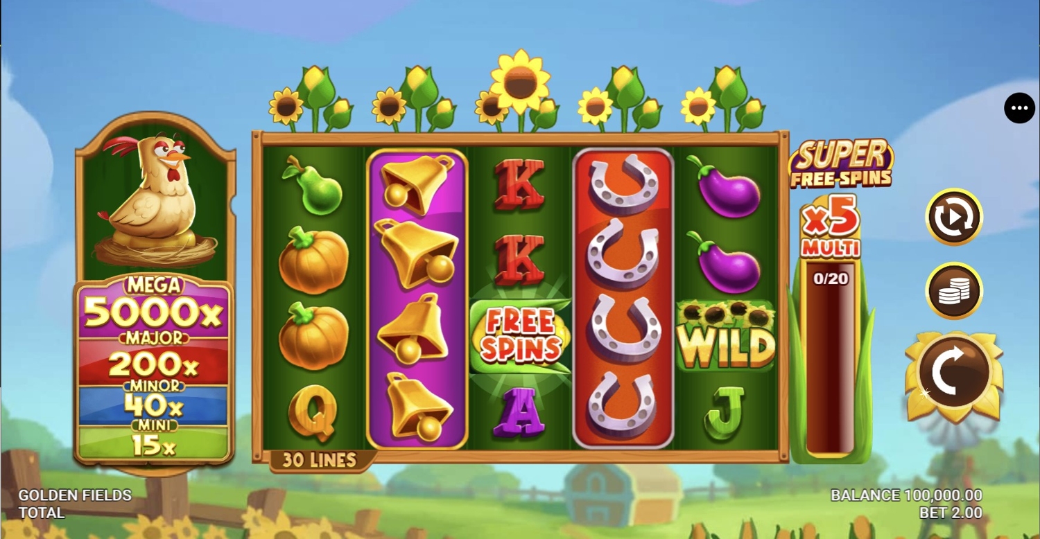 Golden Fields Slot Gameplay