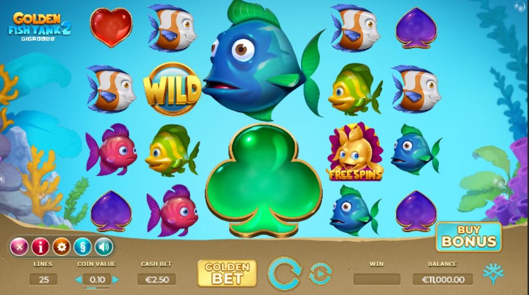 Golden Fish Tank 2 Gigablox Slot Gameplay